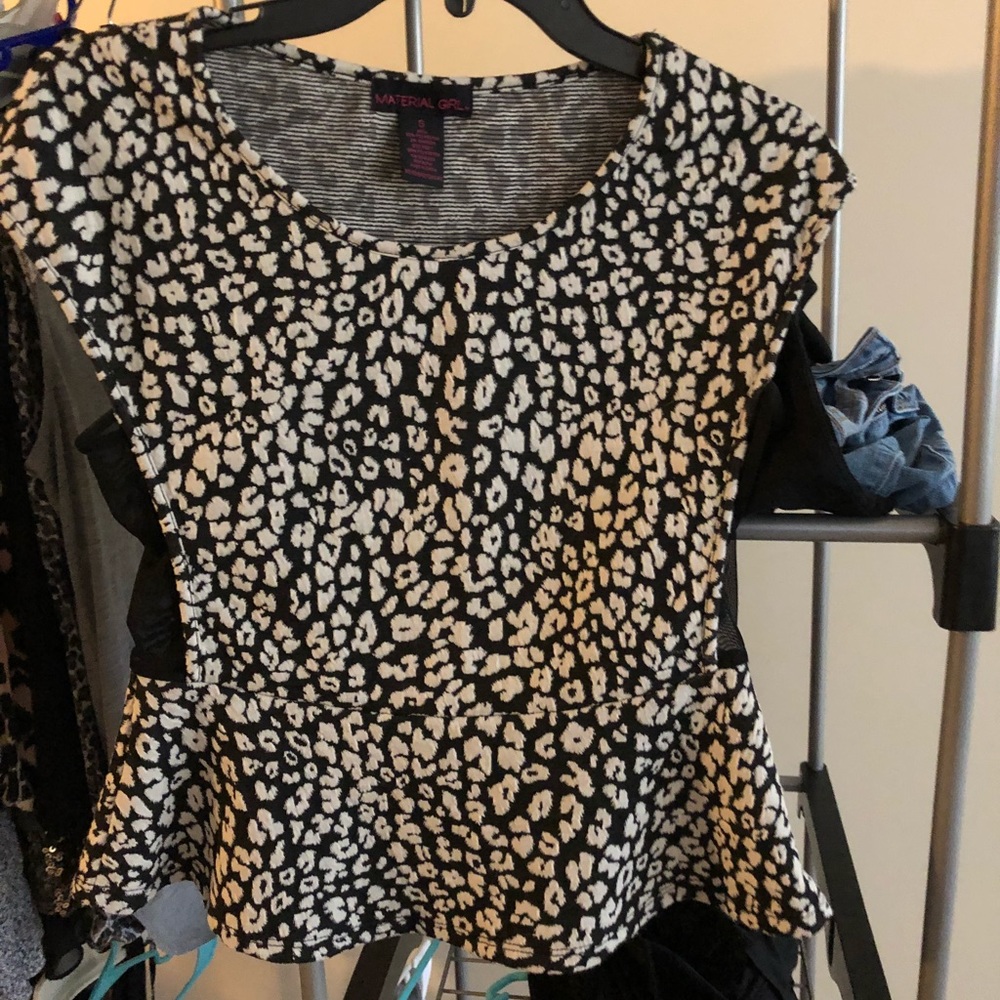 Dressy Black and white shirt